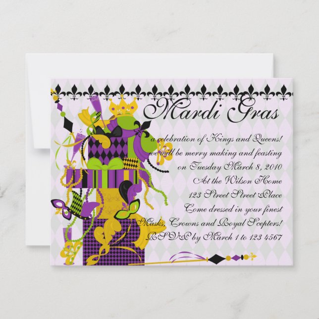 Invitation Oh, quel joli Mess ! (Devant)