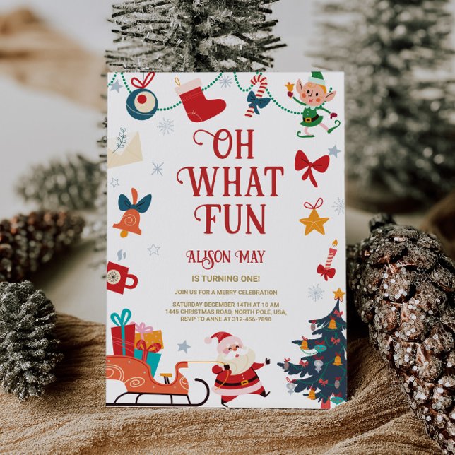 Invitation Oh Quel Jour De Fêtes Amusants Anniversaire (Créateur téléchargé)