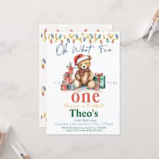 Invitation Oh Quel plaisir d'être un ours en peluche Invitati