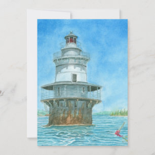Invitation Oie Rocks Aquarelle claire