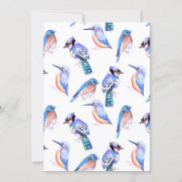 oiseaux bleus dans un schéma de couleur analogue