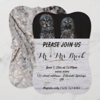 Oiseaux de nuit Aiment Branches Destin Destinée