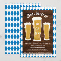 Oktoberfest festival de bière typographie Bavarois