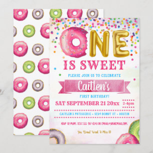 Invitation On est les premiers confettis d'anniversaire de