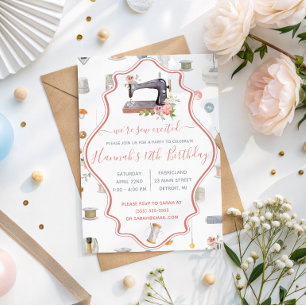 Invitation On est super contents ! Fête d'anniversaire sur le