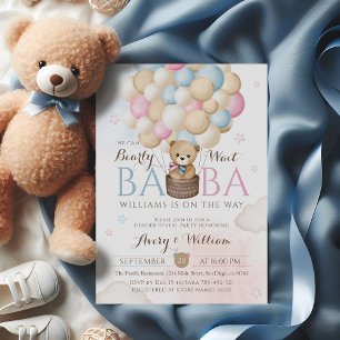 Invitation On peut attendre avant le sexe Révéler le Baby sho