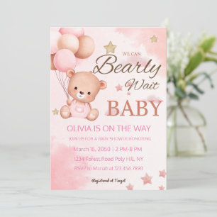 Invitation On Peut Attendre   Baby on the Way   BABY SHOWER