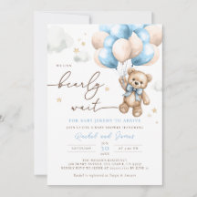 On Peut Attendre Le Baby shower De Ballons Ours En