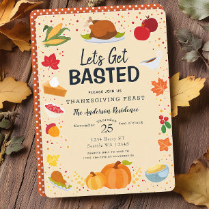 Invitation On se fait défoncer Thanksgiving