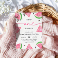 One In A Melon 1er Birthday Watermelon Birthday