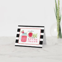 One In A Melon Watermelon Mason Jar Premier Annive