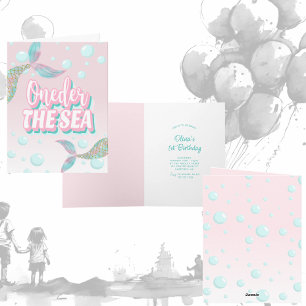 Invitation Oneder la Sirène de la Mer 1er Anniversaire