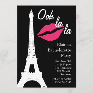 Invitation Ooh la la !Bachelorette