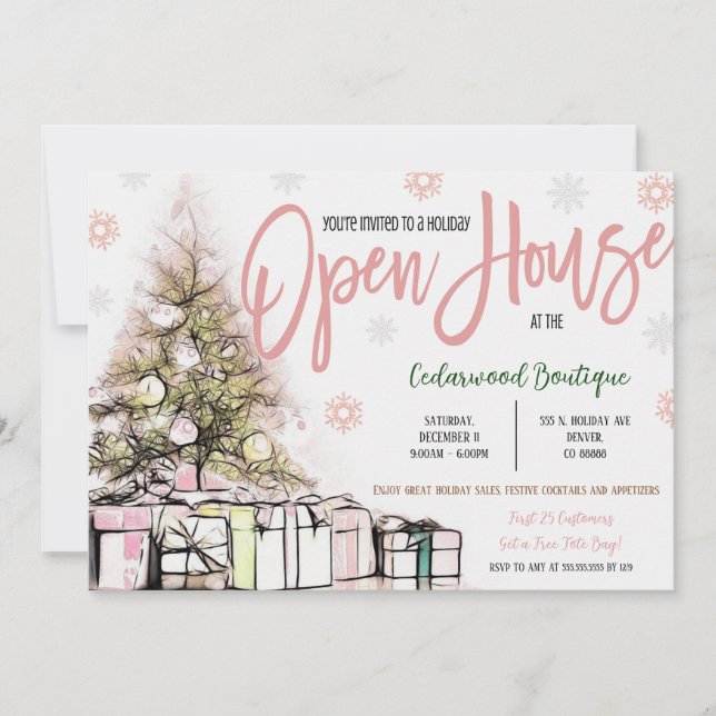 Invitation Open House (Devant)