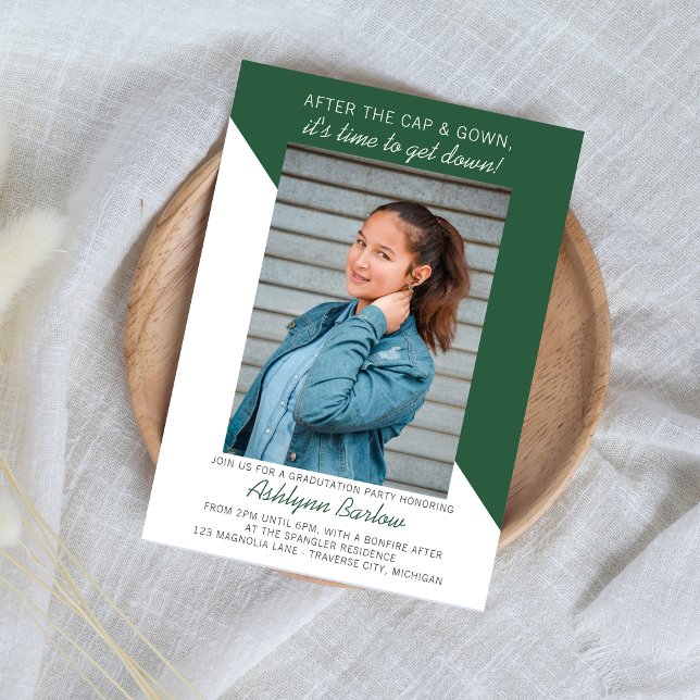 Invitation Open House 2023 de la fête des diplômés Photo Gree (Créateur téléchargé)