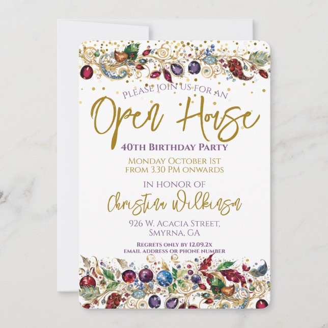 Invitation Open House Anniversaire (Devant)