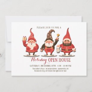 Invitation Open House Gnomes