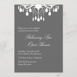 Invitation Open House Smokey Grey