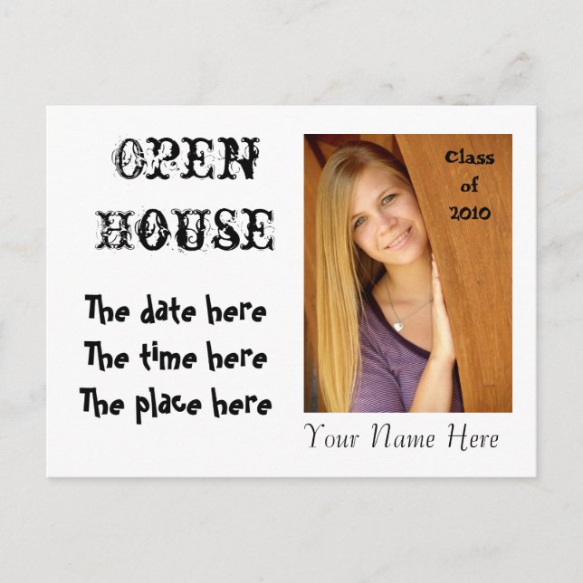 Invitation Open House - vous le concevez - Customi (Devant)