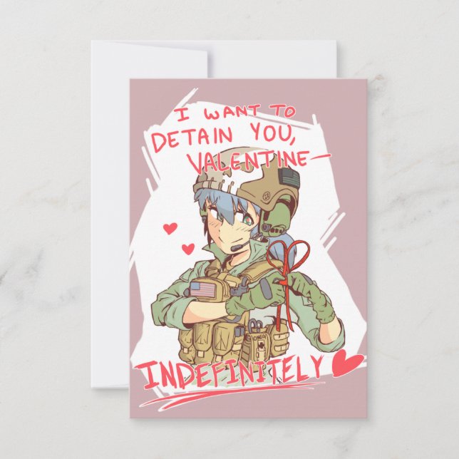 Invitation Opérateur Yandere Valentine 1 (Devant)