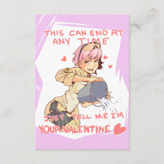 Invitation Opérateur Yandere Valentine 3