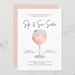 Invitation Option 1: Sip & See Soiree 