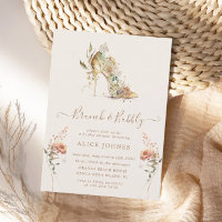 or boho stiletto chaussure bridal brunch invitatio