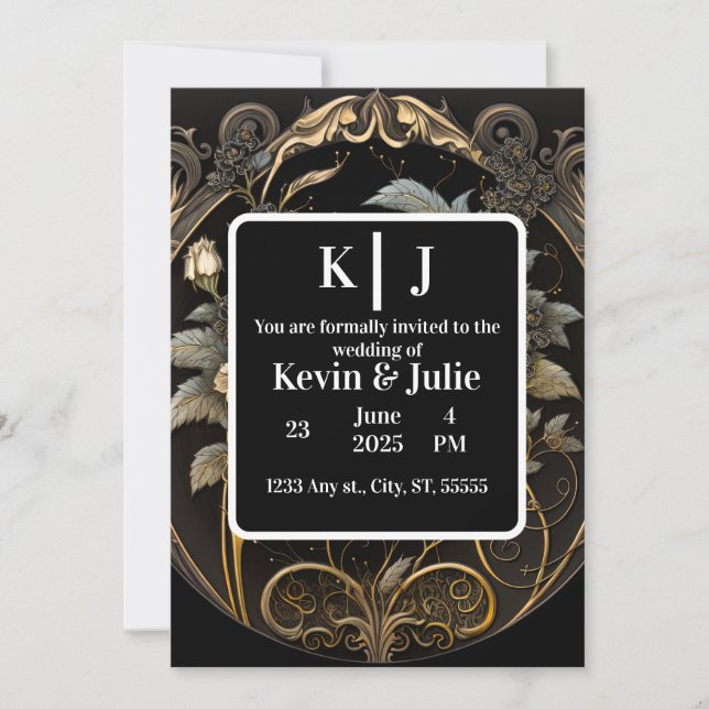 Invitation Or Enchanté (Devant)