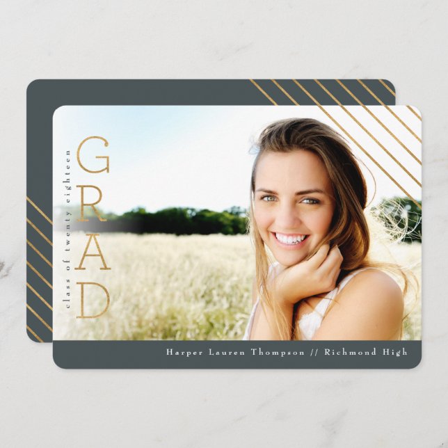 INVITATION OR GRAD (Devant / Derrière)