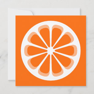 Invitation orange