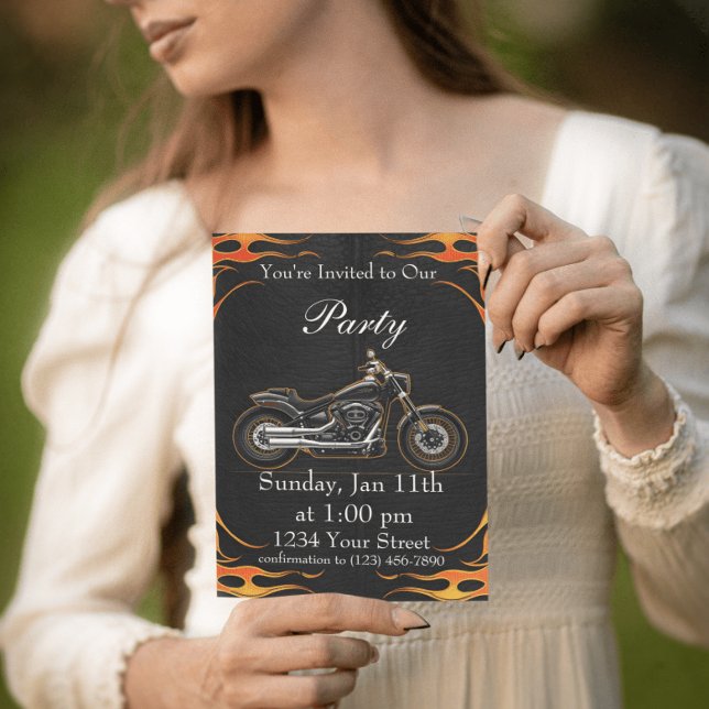 Invitation Orange et Red Ride dans notre Bike Party! (Créateur téléchargé)