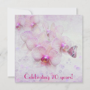Invitation orchidée