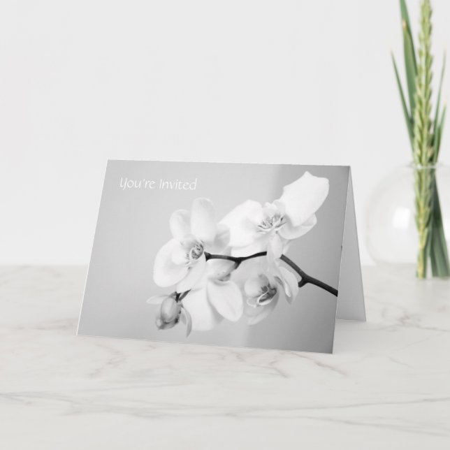 Invitation Orchidée demandée (Devant)