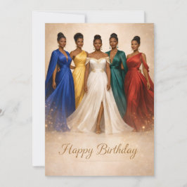 Invitation Order of the Eastern Star Birthday Card