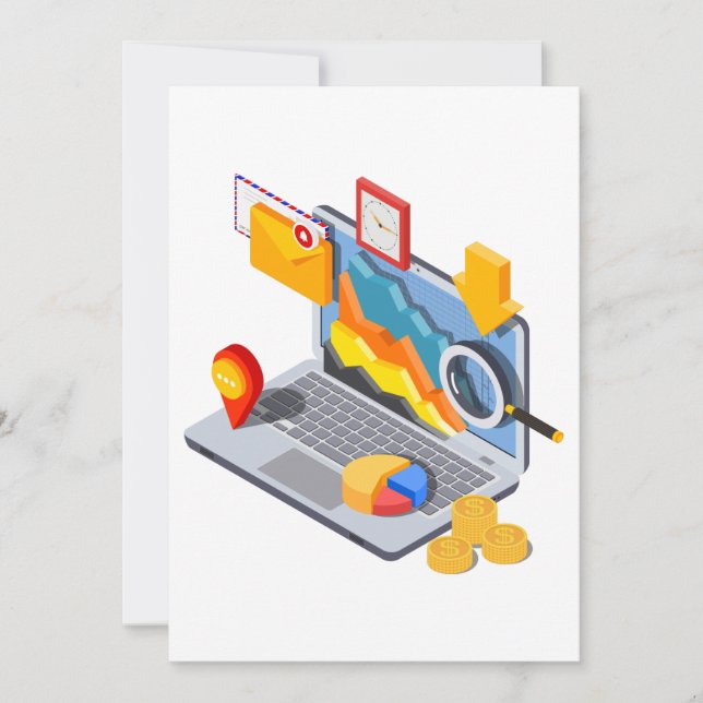 Invitation Ordinateur portable (Devant)