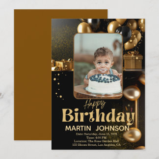 Invitation Oreiller d'anniversaire | Cadeau de Coussin de Pho