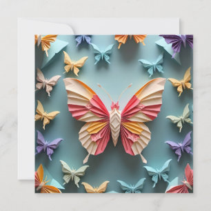 Invitation Origami papillon