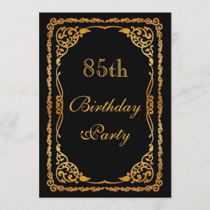 Invitation Ornat d'or des vents 85e anniversaire