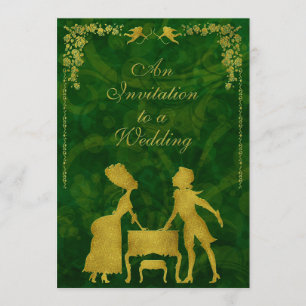Invitation Ornate Elaborer Victorian Ball Masquerade Mariage