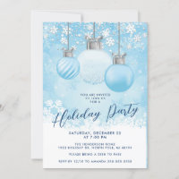 Ornement Flocon de Neige Bleu Fête de Noël