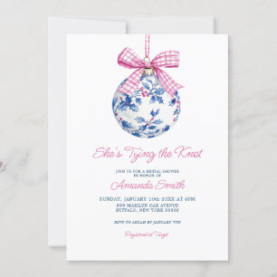 Invitation Ornement Rose Chinoiserie Baby Shower de Mariage