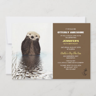 Invitation Otter Nautique Anniversaire Otter