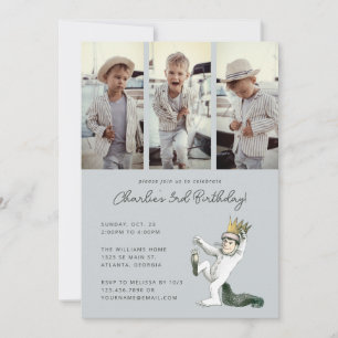 Invitation Où les choses sauvages sont photos d'anniversaire