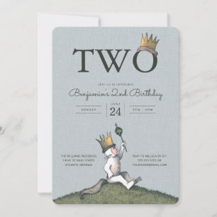Invitation Où sont les choses sauvages 2e anniversaire