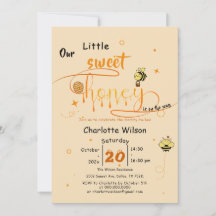 Our Little Sweet Honey Is On The Way Baby Shower