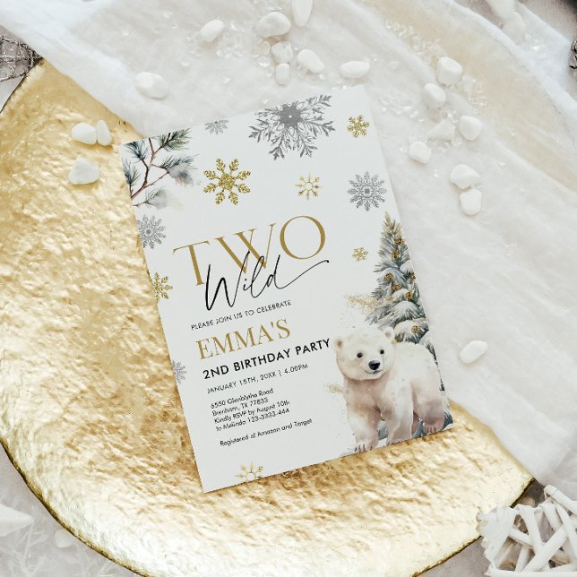 Invitation Ours d'invitation du 2e anniversaire, deux Anniver (Créateur téléchargé)