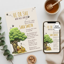 Invitation Ours du livre d'histoires classique "Qu'est-ce que