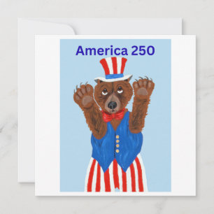 Invitation Ours Oncle Sam America 250