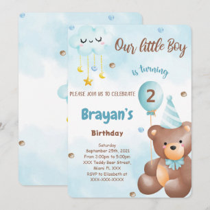 Invitation Ourson