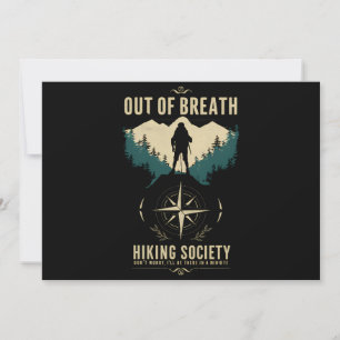 Invitation Out Breath Randonnée Society Hiker Nature Love
